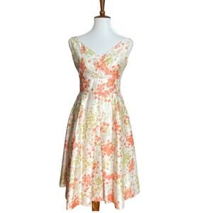 Talbots 2P Dress 100% Silk 2 Petite Retro 2P Formal Classic Dress Homecoming